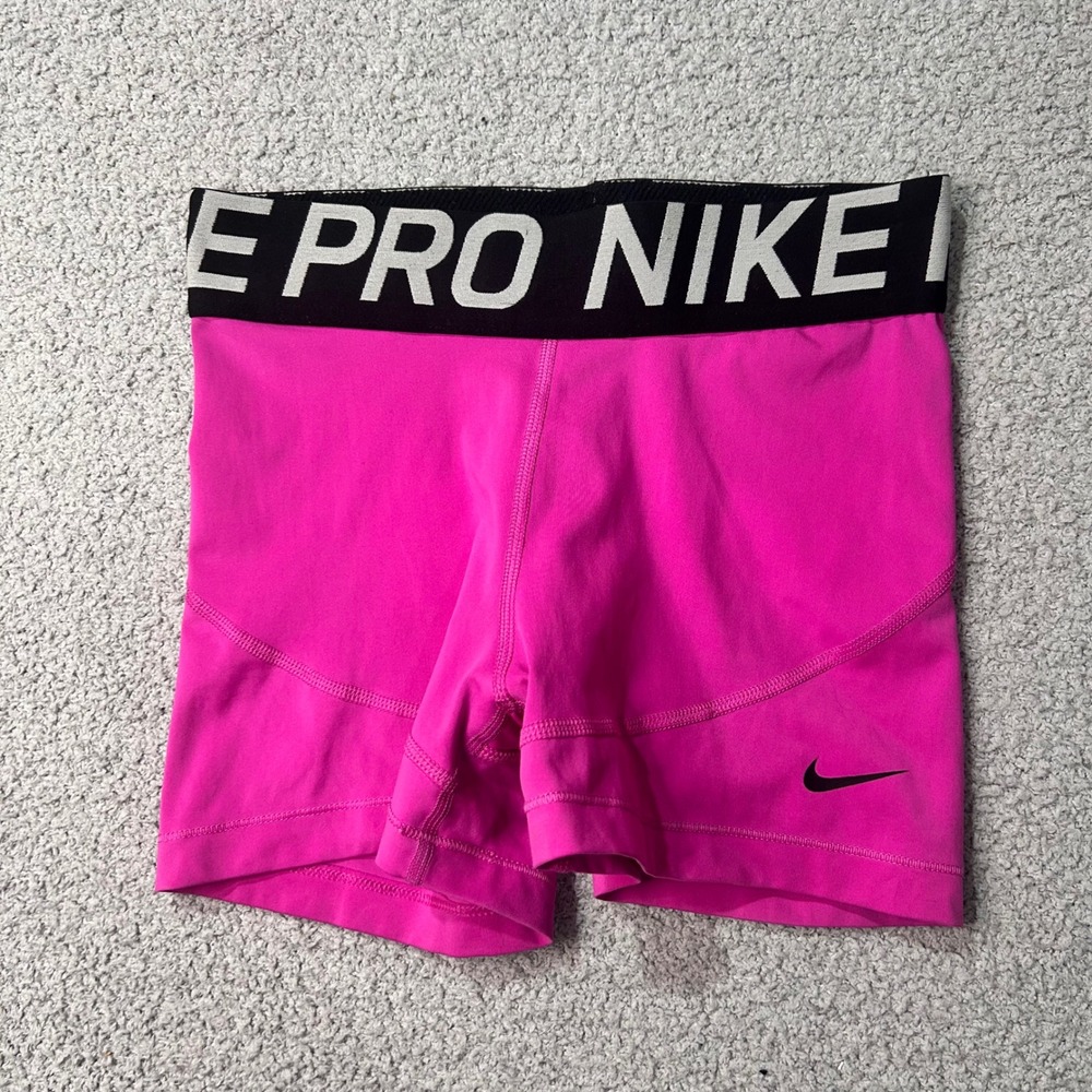 Nike Pro Hot Pink Women's Athletic Shorts